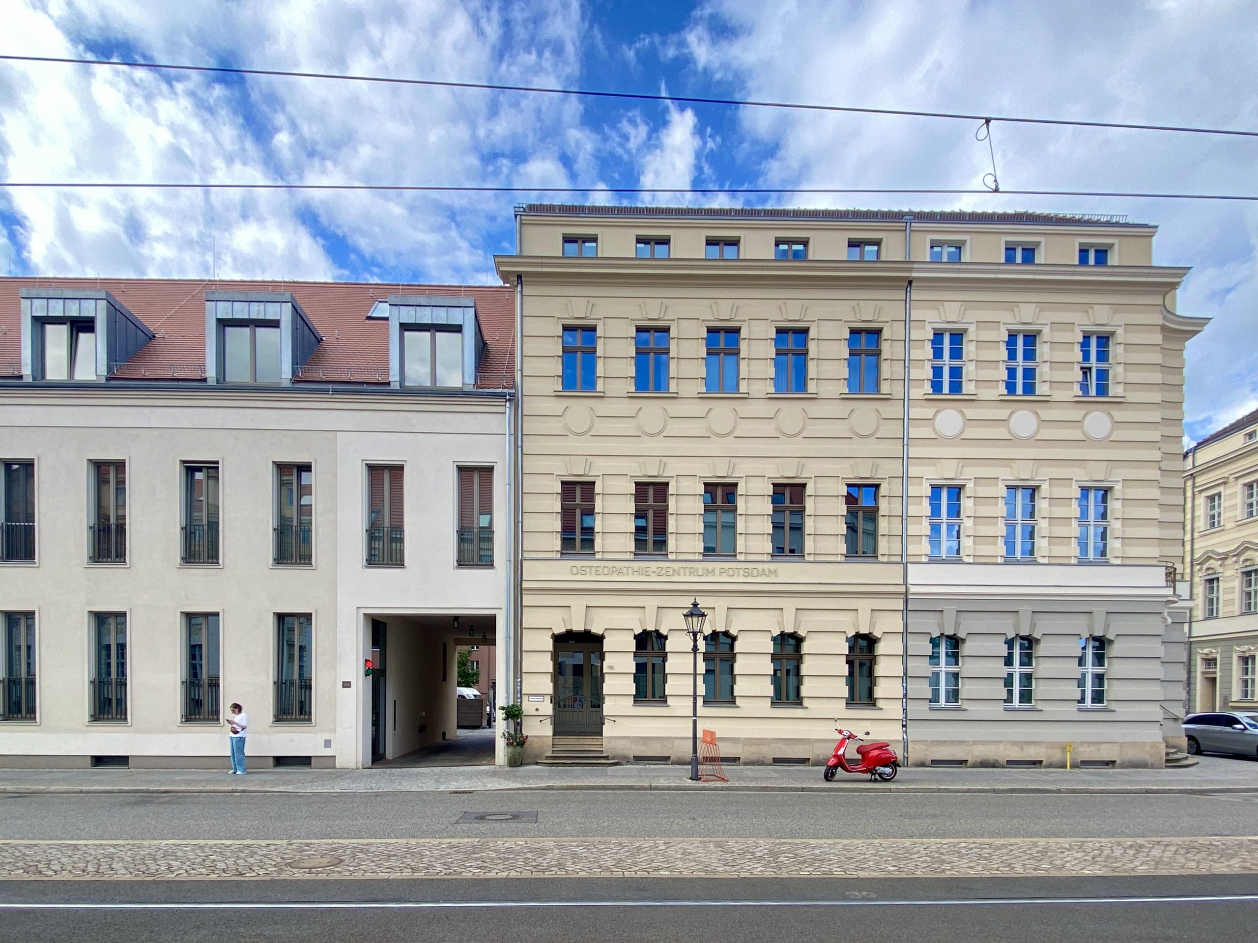 Neubau Wohngebäude mit historisch nachempfundener Fassade in Potsdam